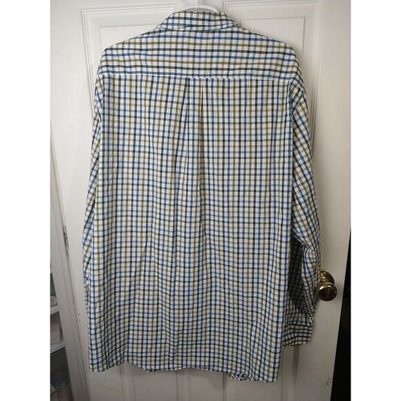 Croft & Barrow Men's XXL Shirt Collared Button Front Plaid Long Sleeve... - Picture 9 of 9